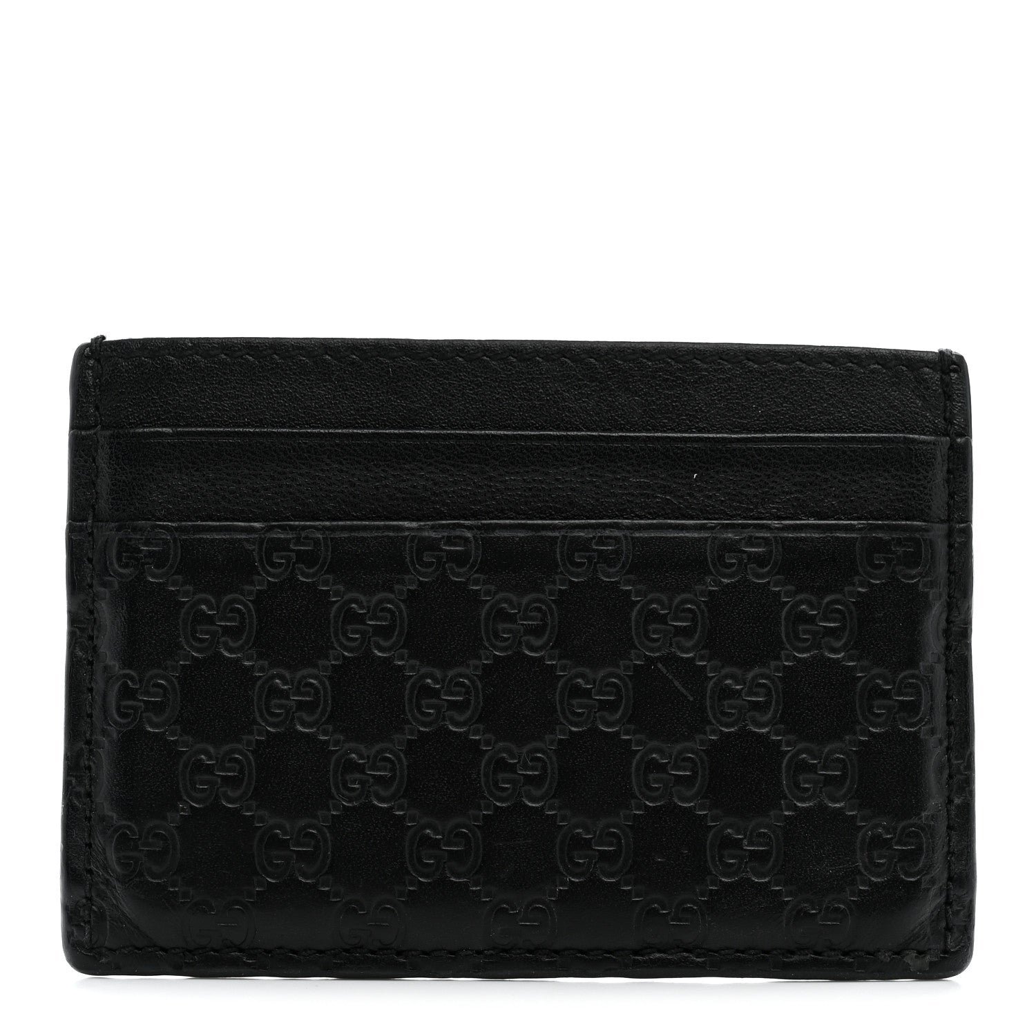 Gucci Microguccissima Card Holder Black