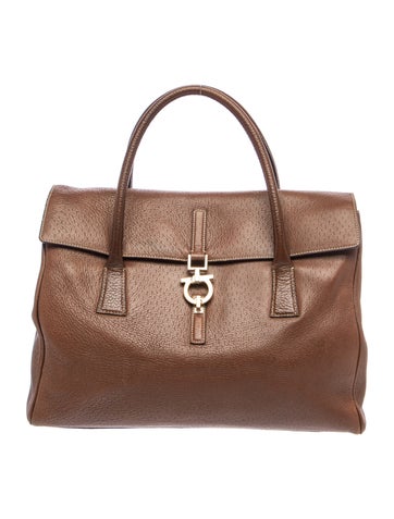 Ferragamo Leather Top Handle Bag