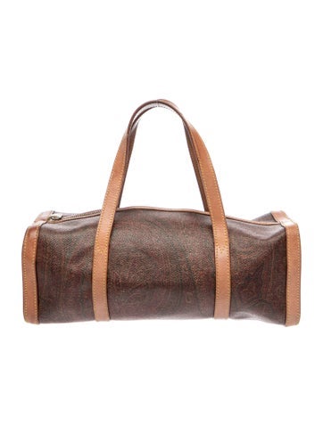 Etro Leather Top Handle Bag