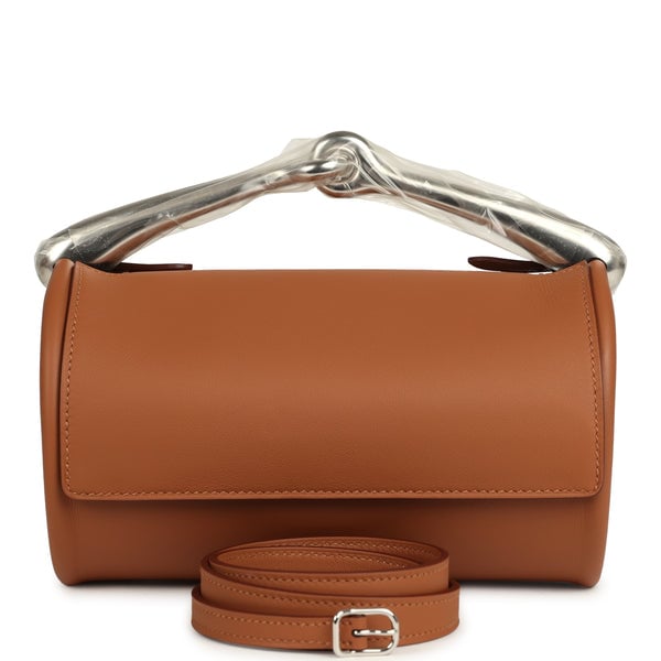 Hermes Maximors II Bag Gold Swift Palladium Hardware