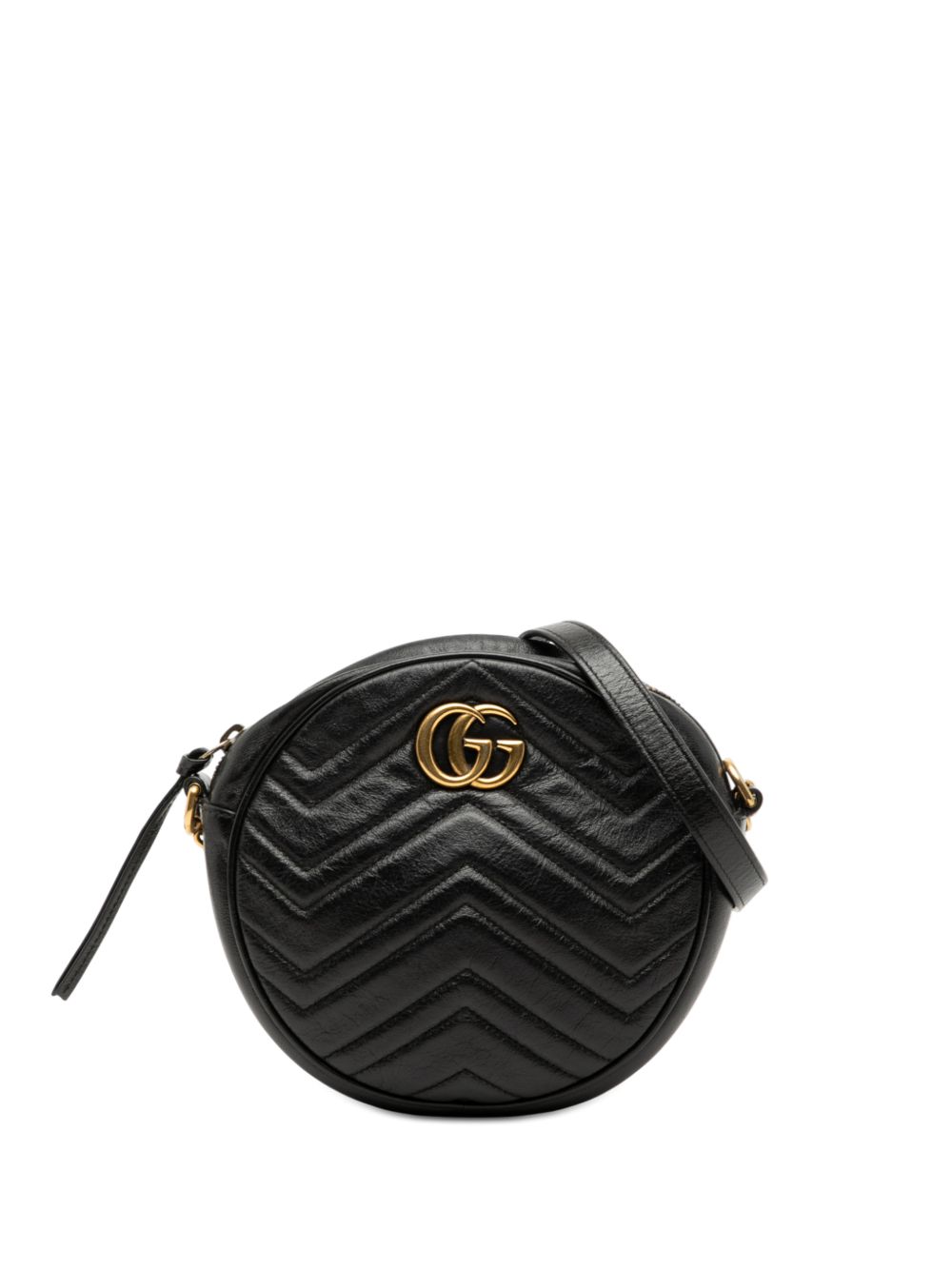 2016-2025 Mini GG Marmont Matelasse Leather Round crossbody bag