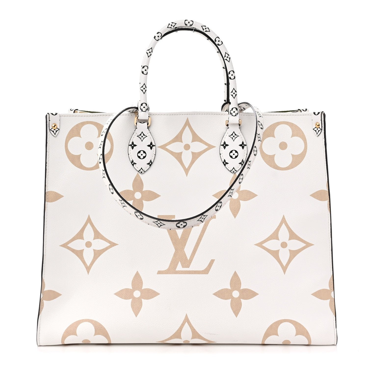 Louis Vuitton Monogram Giant Onthego GM Kaki Beige