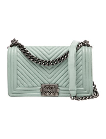 Chanel Chevron Medium Boy Bag