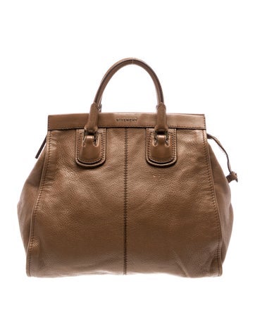 Leather Top Handle Bag