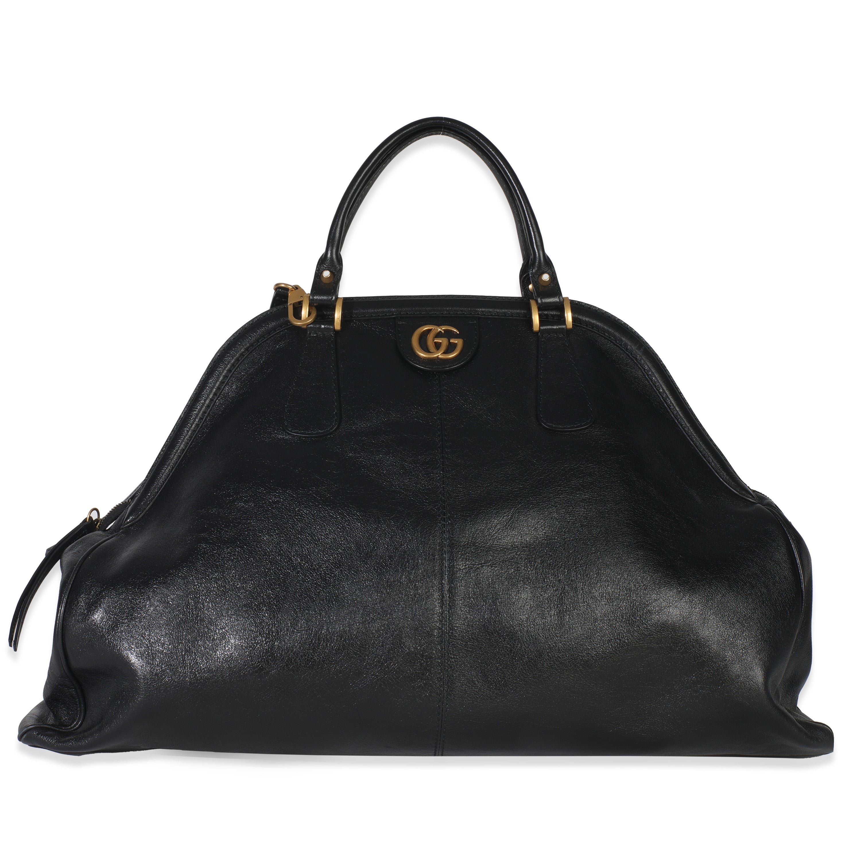 Gucci Black Calfskin Large Re(Belle) Shoulder Bag