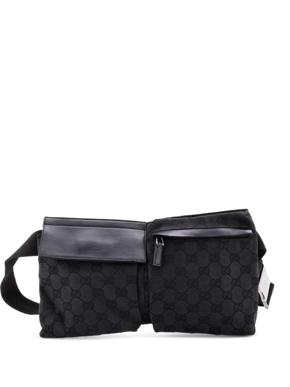 Vintage Double GG Canvas with Leather belt bag