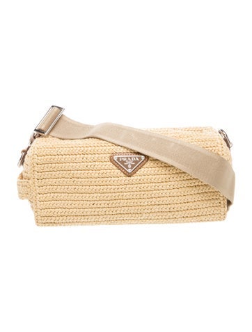 Raffia Crossbody Bag