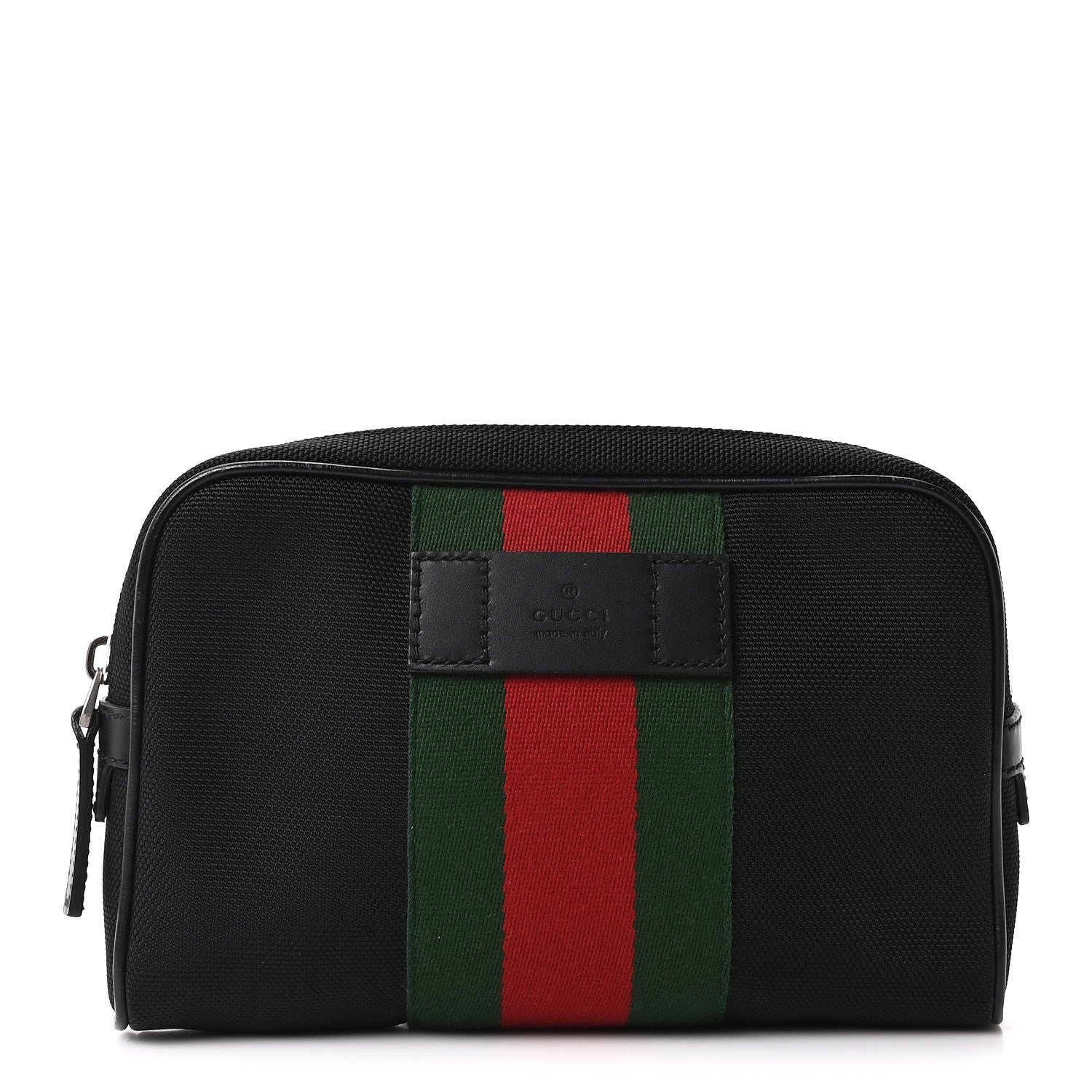 Gucci Canvas Web Slim Belt Bag Black