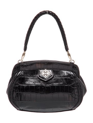 Leather Top Handle Bag