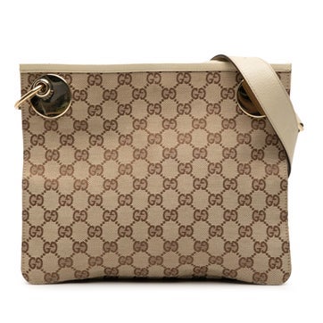 GG Canvas and Calfskin Eclipse Crossbody