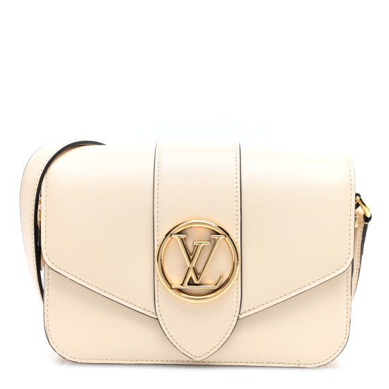 Louis Vuitton Smooth Calfskin LV Pont 9 Cream