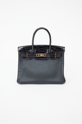 Hermes 2019 Noir Togo Birkin Touch 30 Bag