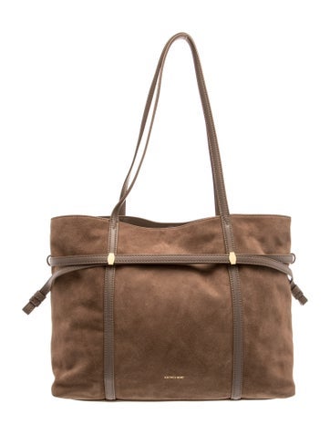 Suede Messenger Bag