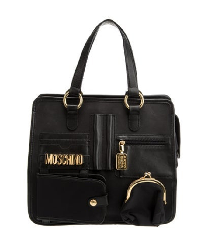 Moschino Nylon Top Handle Bag
