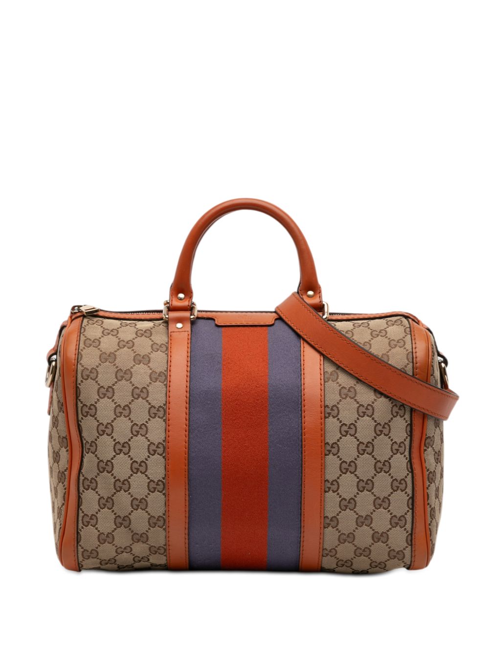 2016-2025 Medium GG Canvas Web Joy Boston Bag satchel