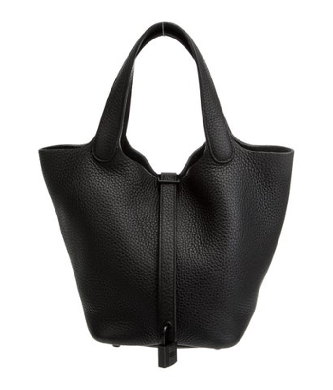 Hermes Clemence Monochrome Picotin Lock 18
