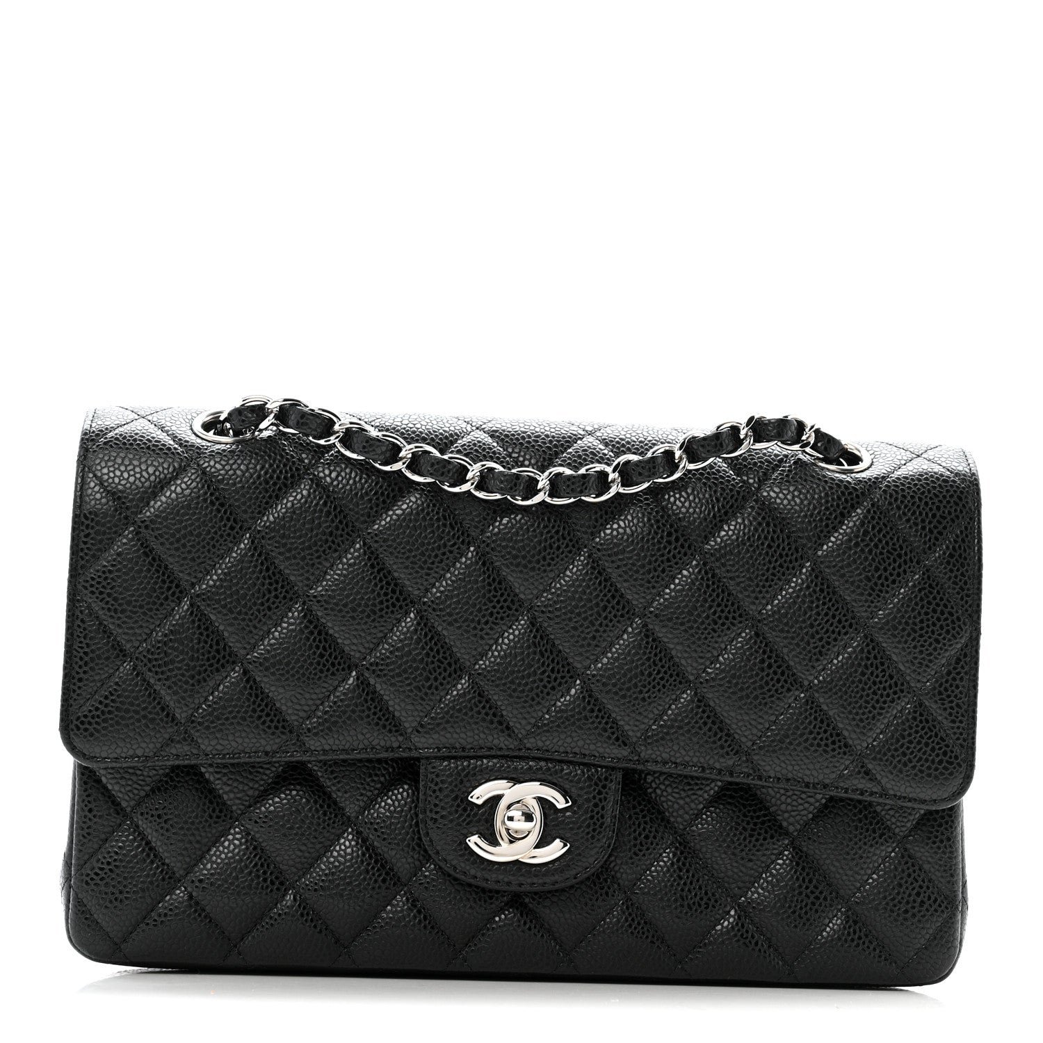 Chanel Caviar Quilted Medium Double Flap Black