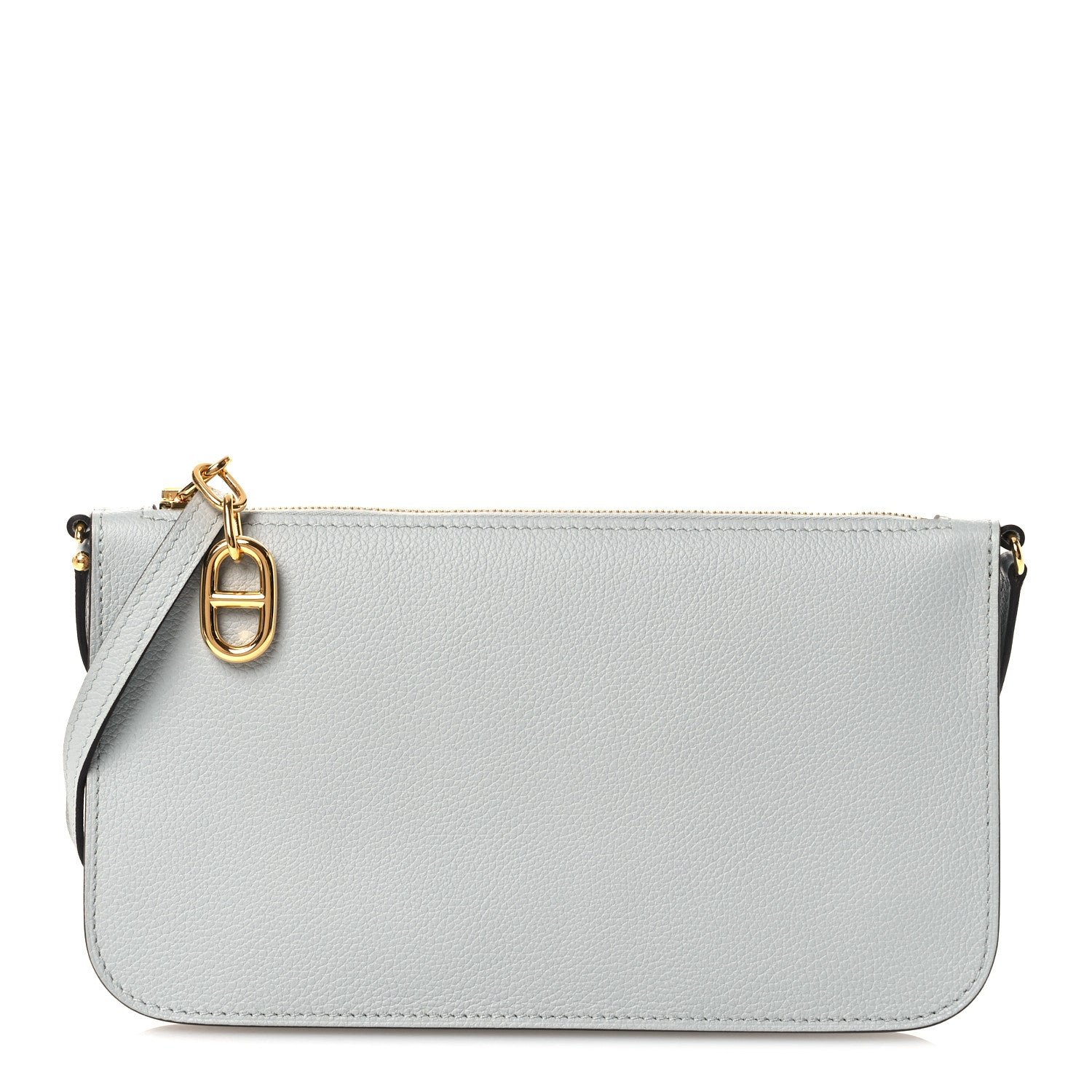 Hermes Evercolor Chaine d'Ancre Zipengo Pochette To Go Bleu Glacier