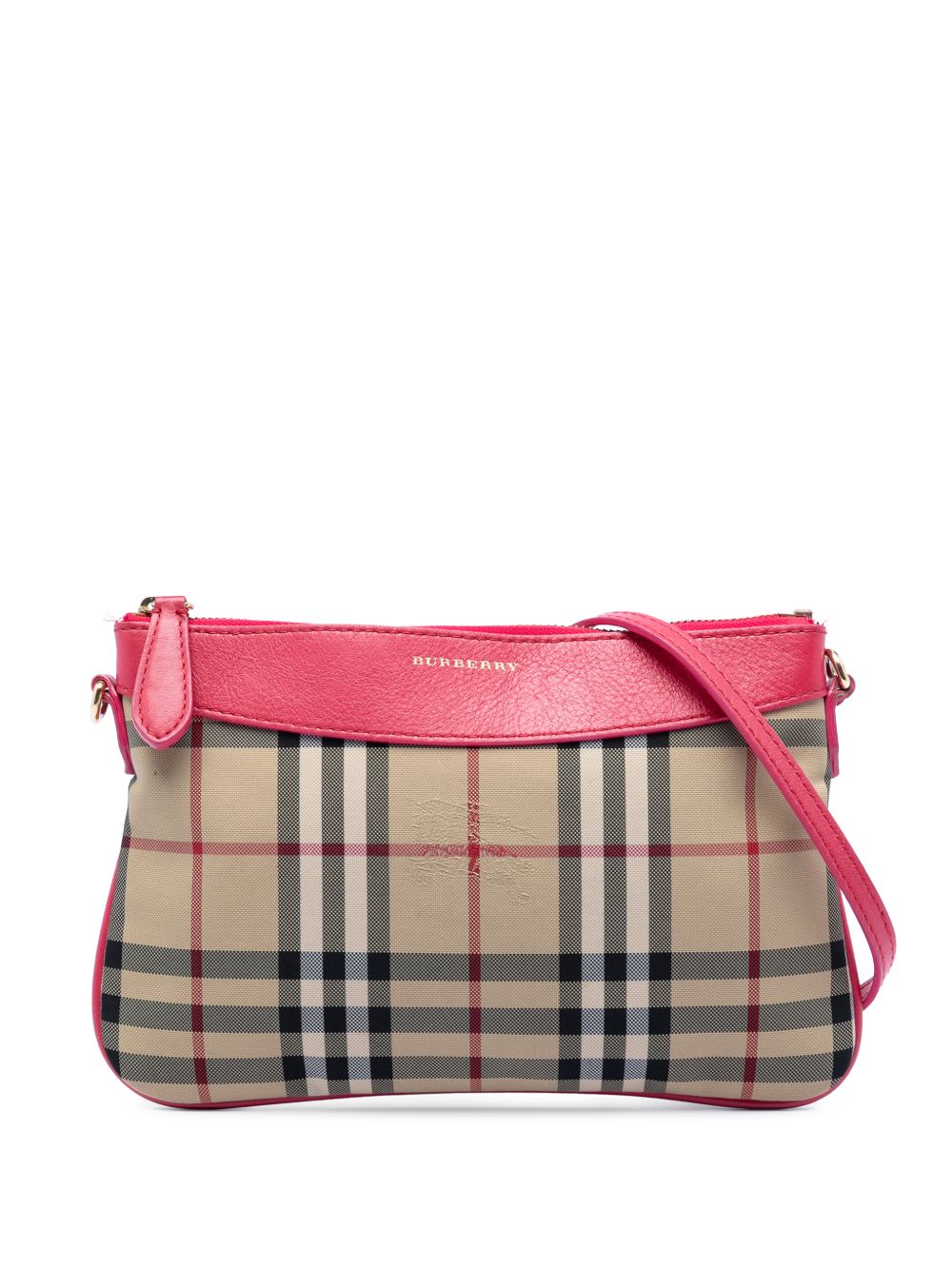 Burberry 2000-2017 Haymarket Check Nylon Peyton crossbody bag