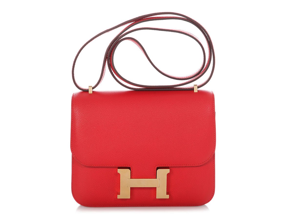 Hermes Hermès Rouge de Coeur Evercolor Constance 18