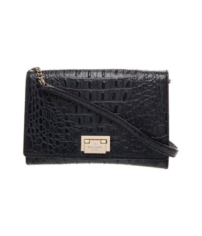Kate Spade Spade New York Embossed Leather Shoulder Bag