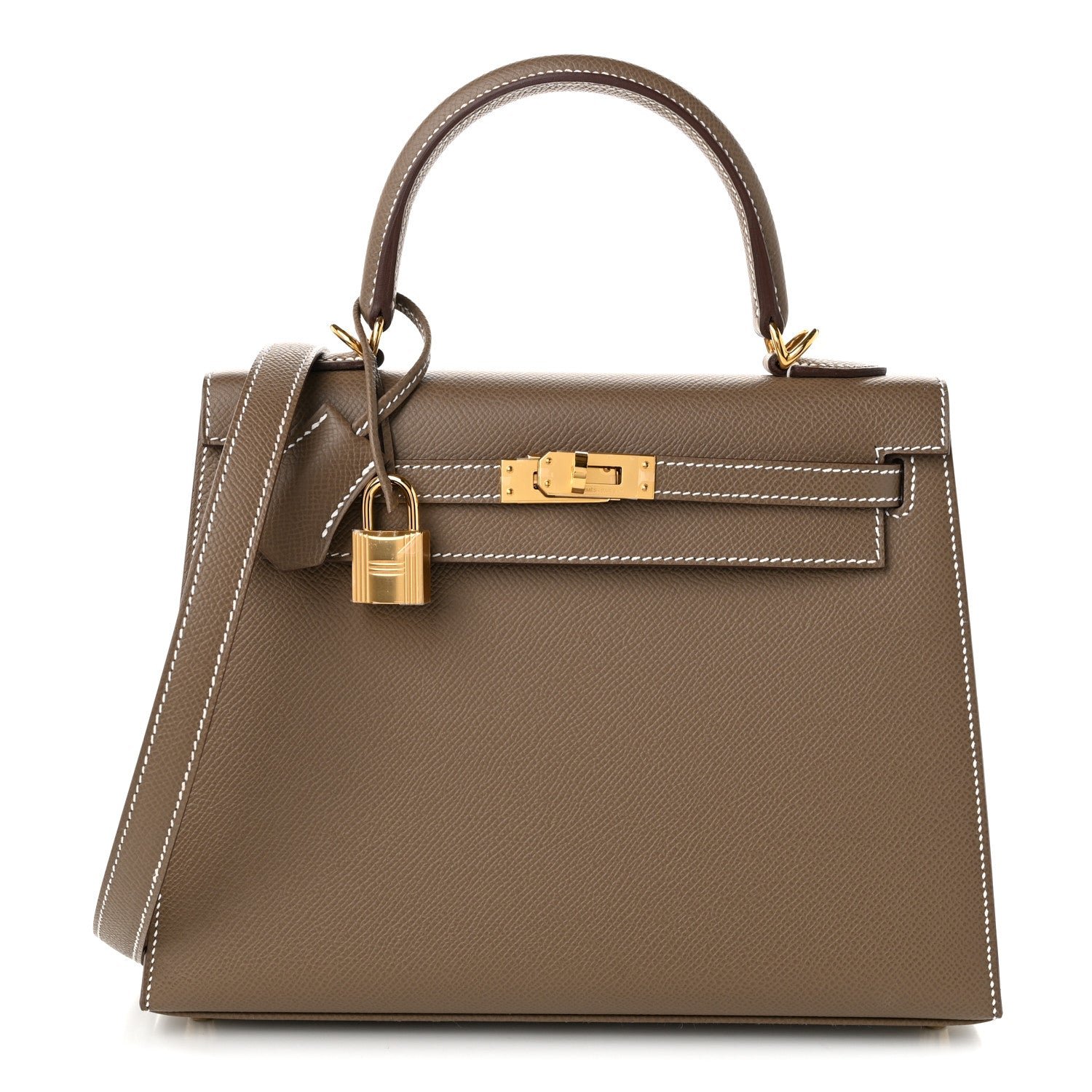 Hermes Epsom Kelly Sellier 25 Etoupe