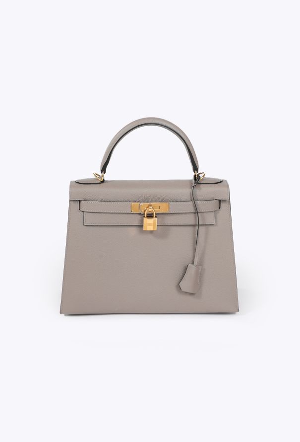Hermes Gris Asphalte Epsom Kelly Sellier 28
