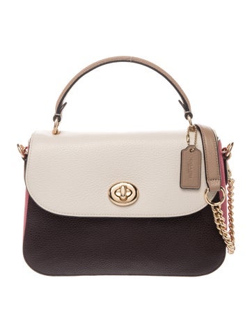 Leather Top Handle Bag