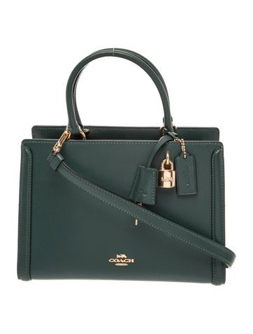 Leather Top Handle Bag