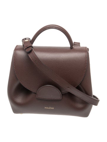 Polene Leather Crossbody Bag