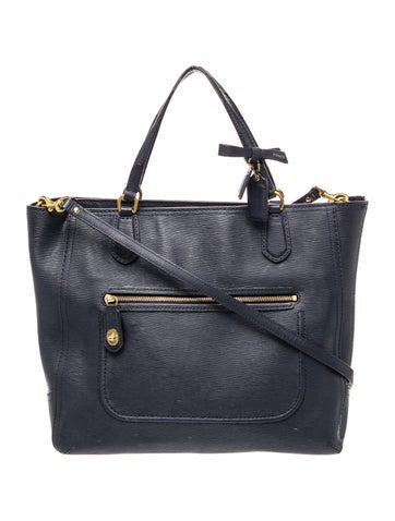 Leather Top Handle Bag