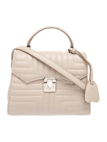 Leather Top Handle Bag