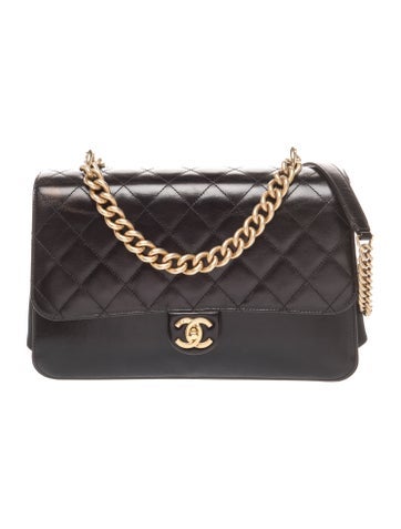 Paris-Cosmopolite Straight Lined Flap Bag
