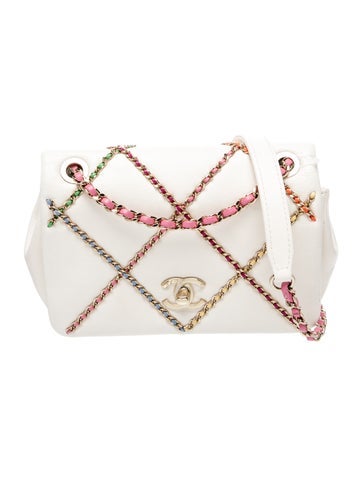 Small Entwined Chain Flap Bag