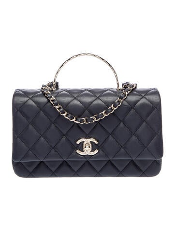 Quilted Top Hnadle Flap Bag