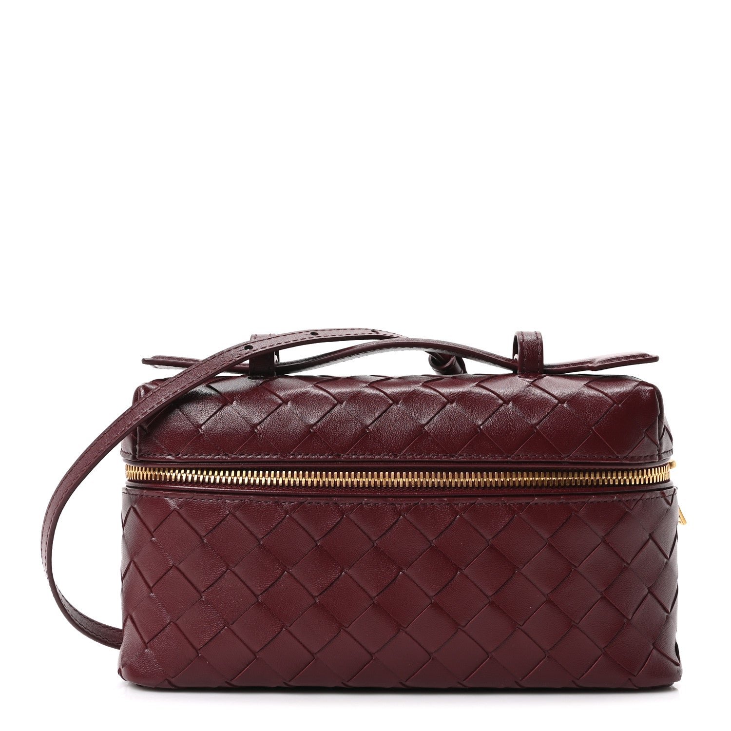 Nappa Intrecciato Bang Bang Vanity Case Barolo