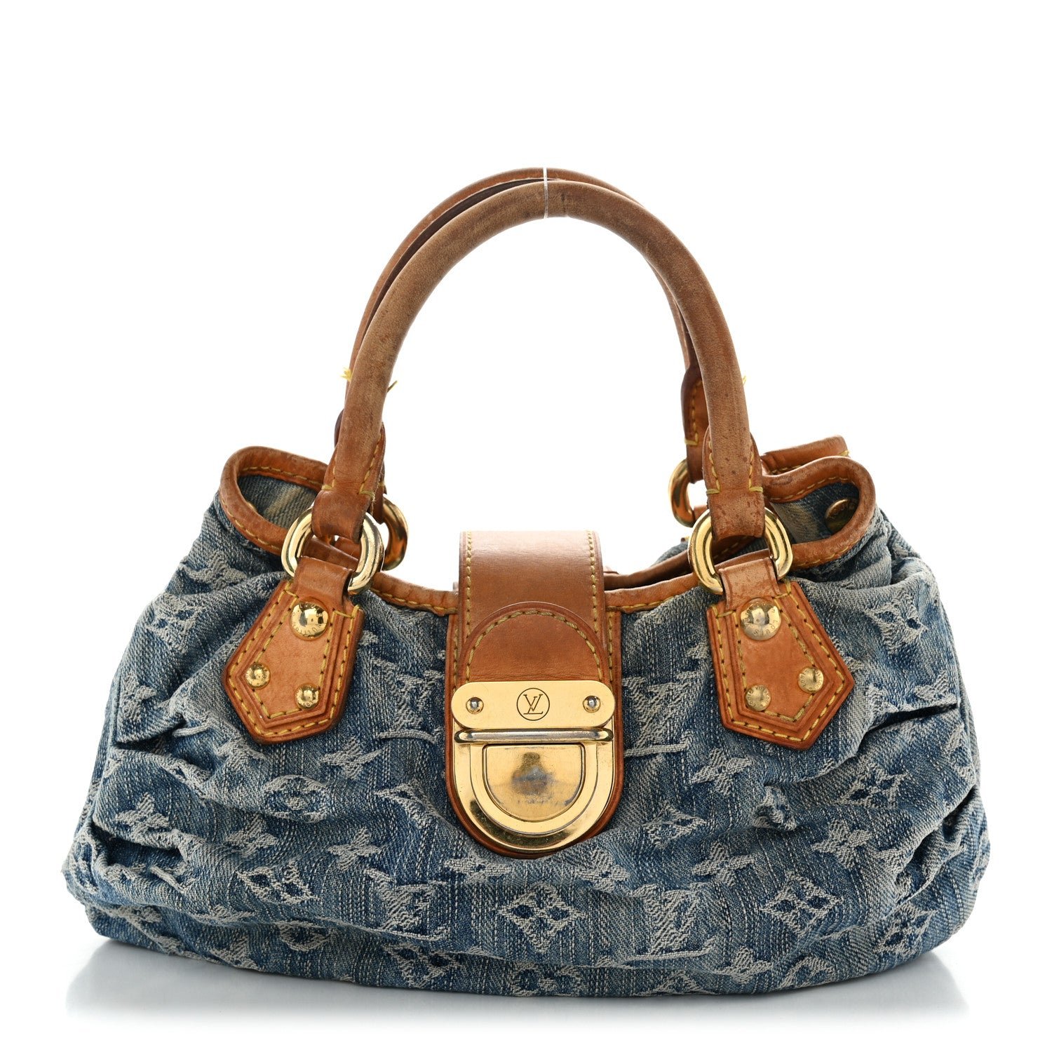 Louis Vuitton Monogram Denim Pleaty Blue