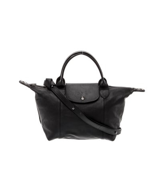 Longchamp Leather Top Handle Bag