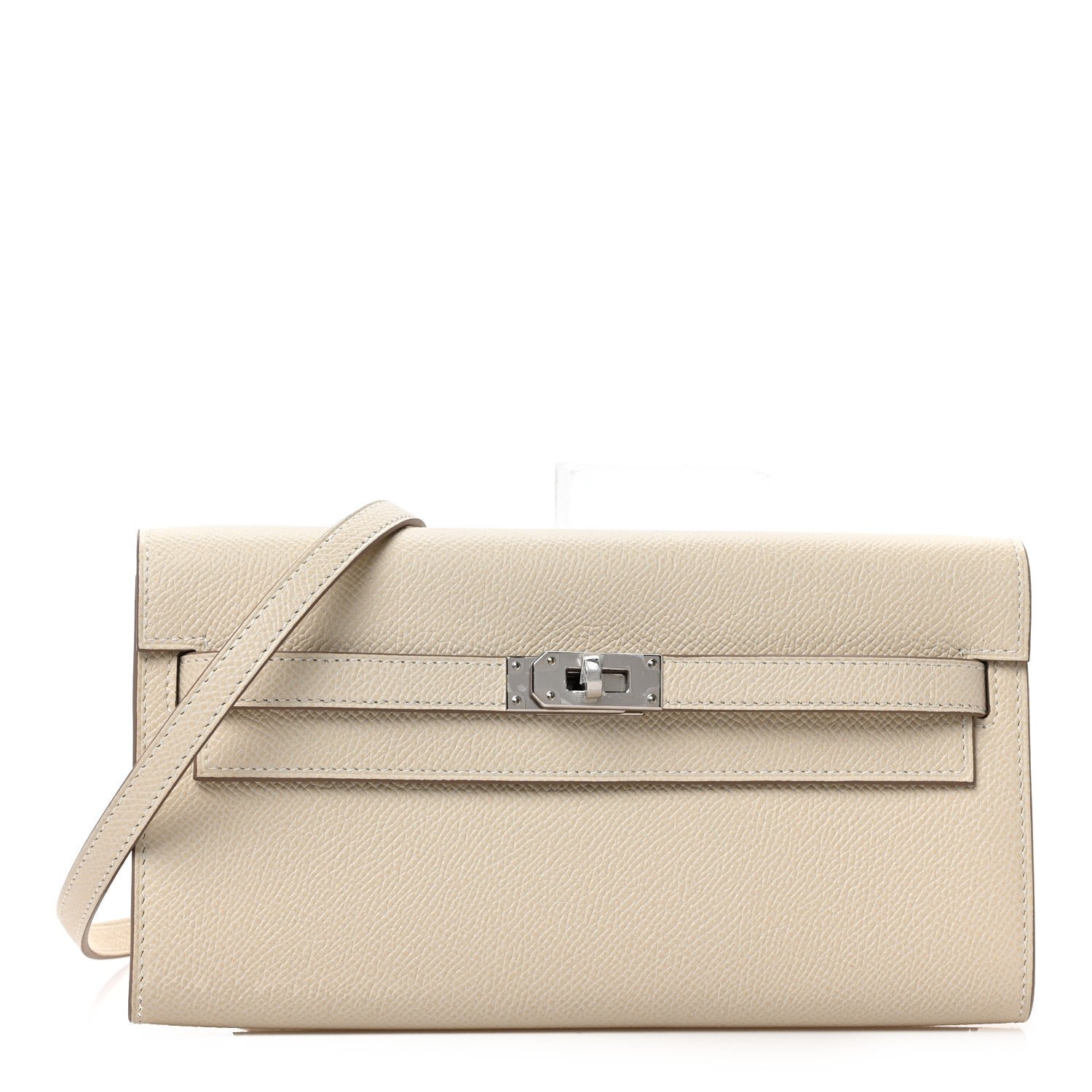 Hermes Epsom Kelly Wallet To Go Craie