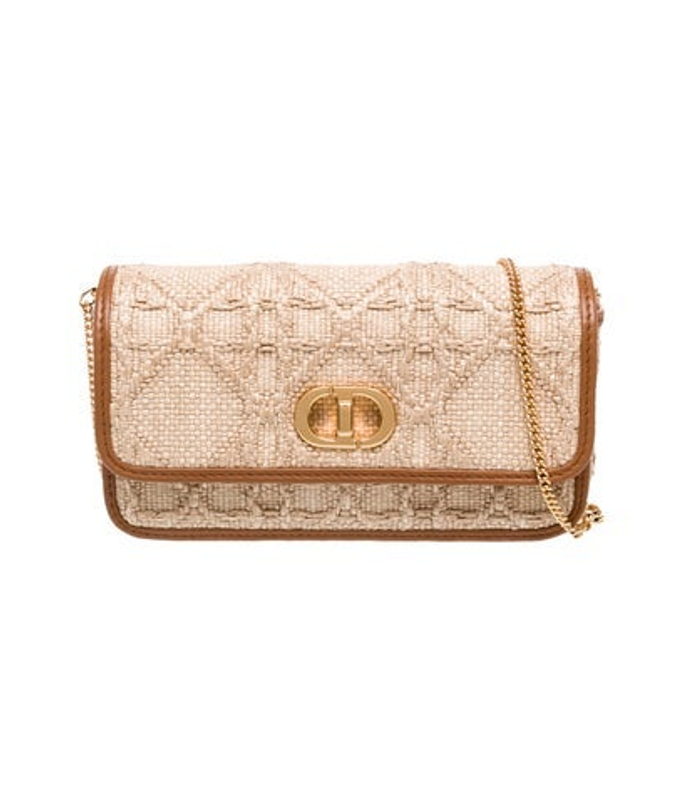 Dior Dior Straw Clutch