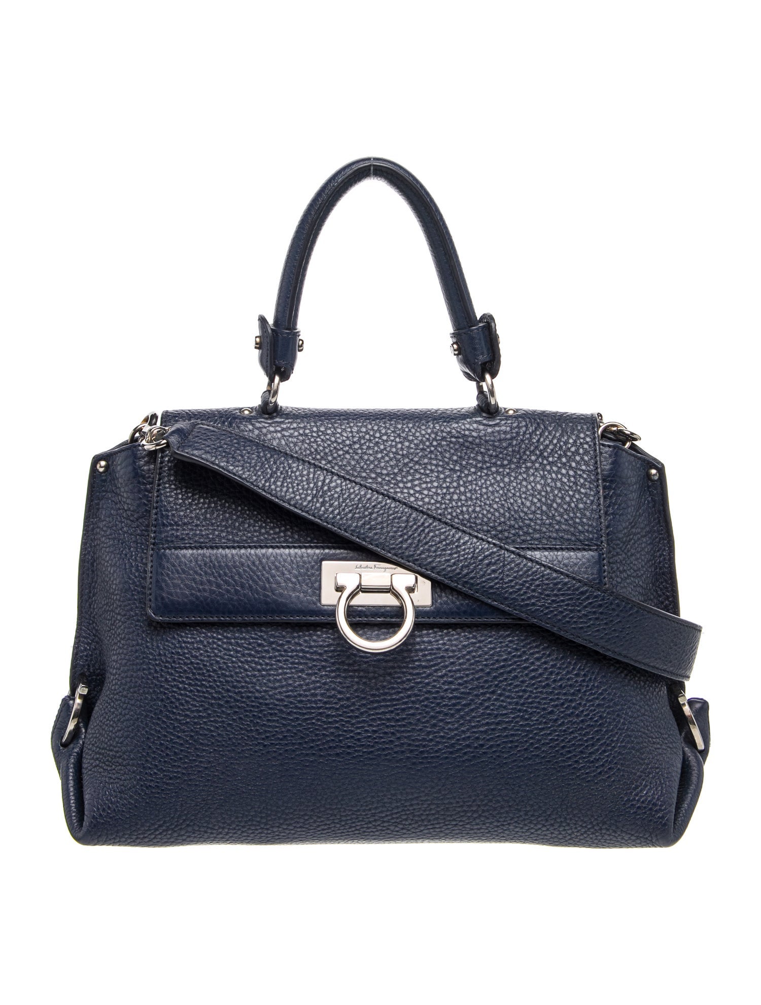 Leather Top Handle Bag