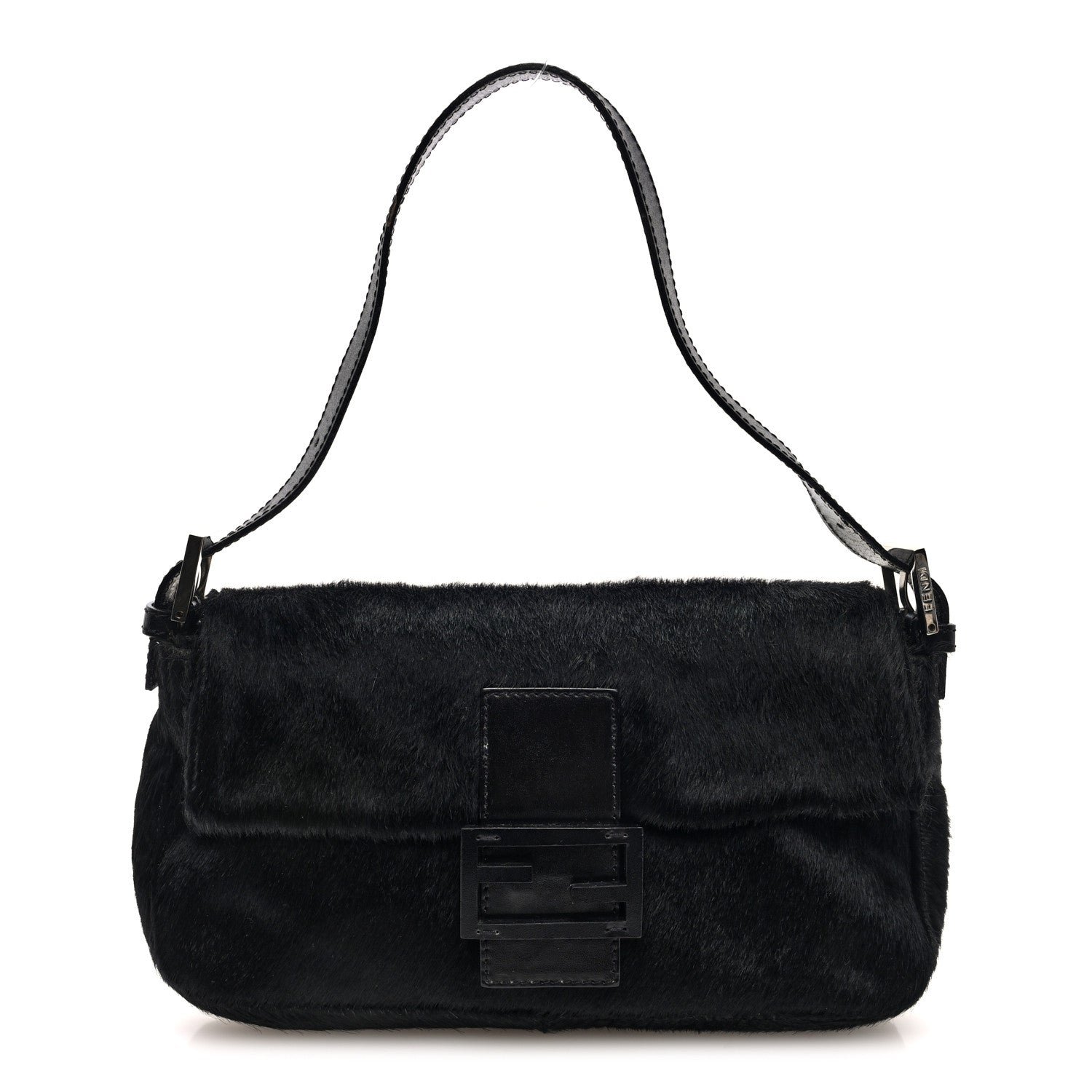 Fendi Calf Hair Baguette Black