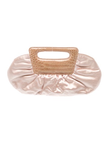 Satin Top Handle Bag