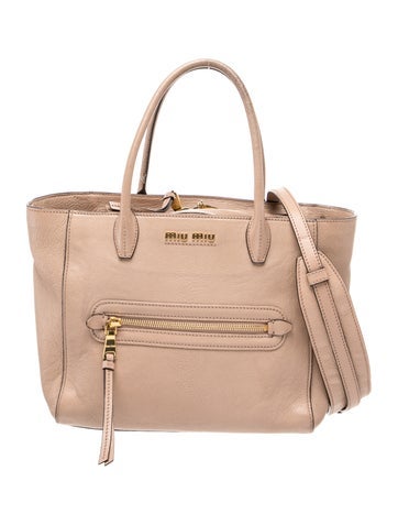 Miu Miu Leather Tote