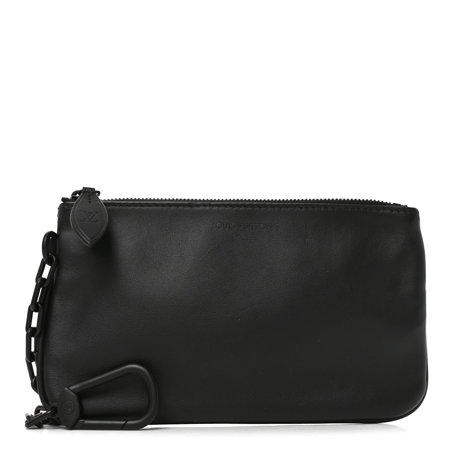 Louis Vuitton Calfskin Monogram Speedy P9 Bandouliere 40 Pochette Ultra Black