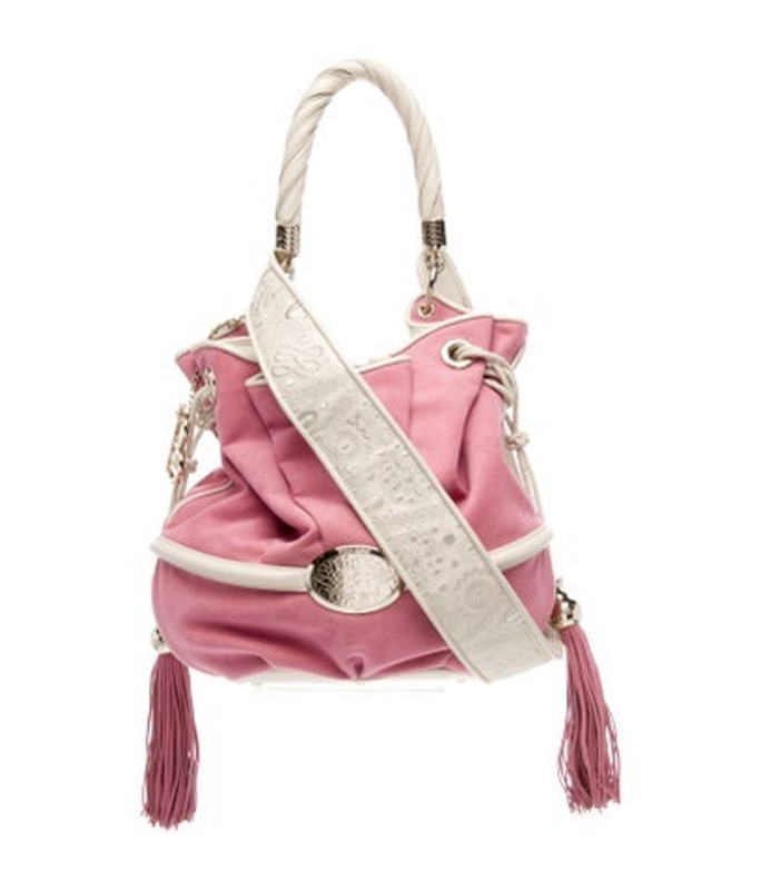Lancel Suede Bucket Bag