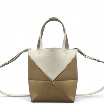 Calfskin Puzzle Fold Tote Mini