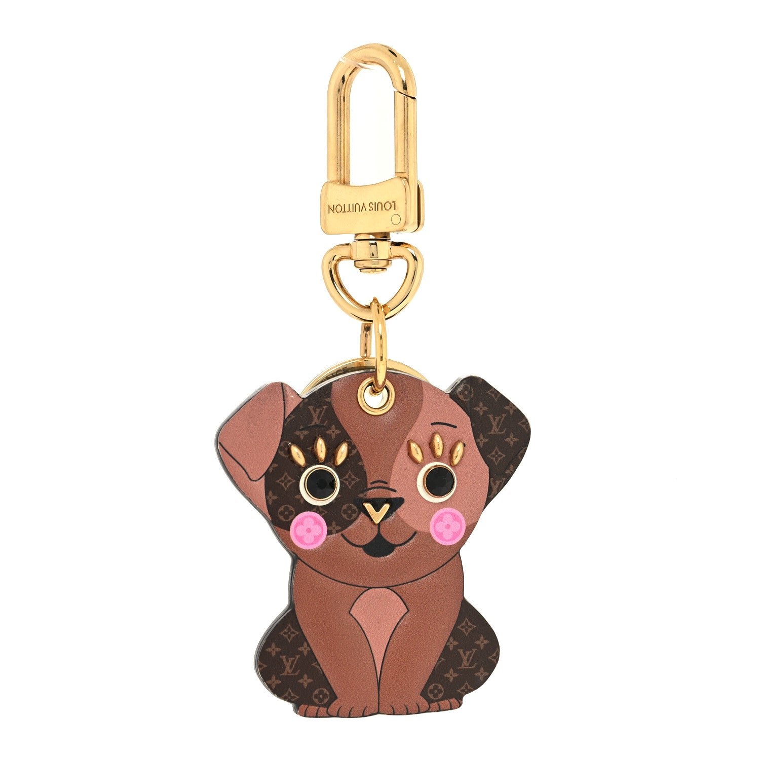 Louis Vuitton Monogram Puppy Bag Charm Key Holder