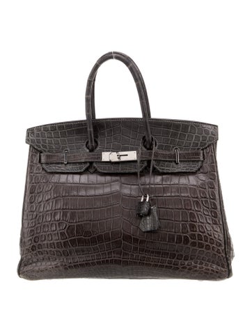 Hermes Matte Crocodile Birkin 35