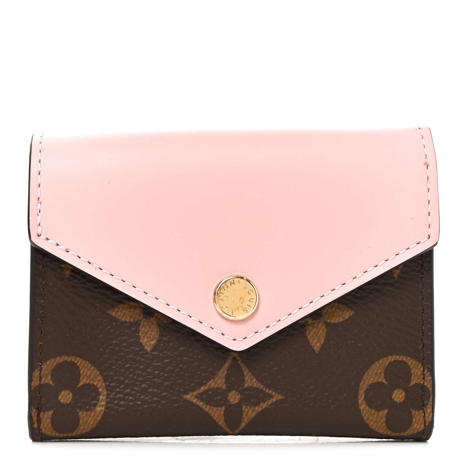 Louis Vuitton Monogram Zoe Wallet Rose Ballerine